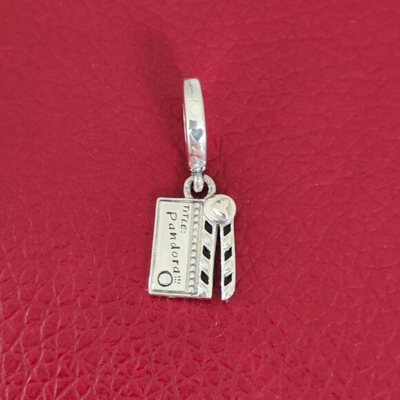 Pandora Movie Clapperboard Dangle Charm Bracelet Charm with box